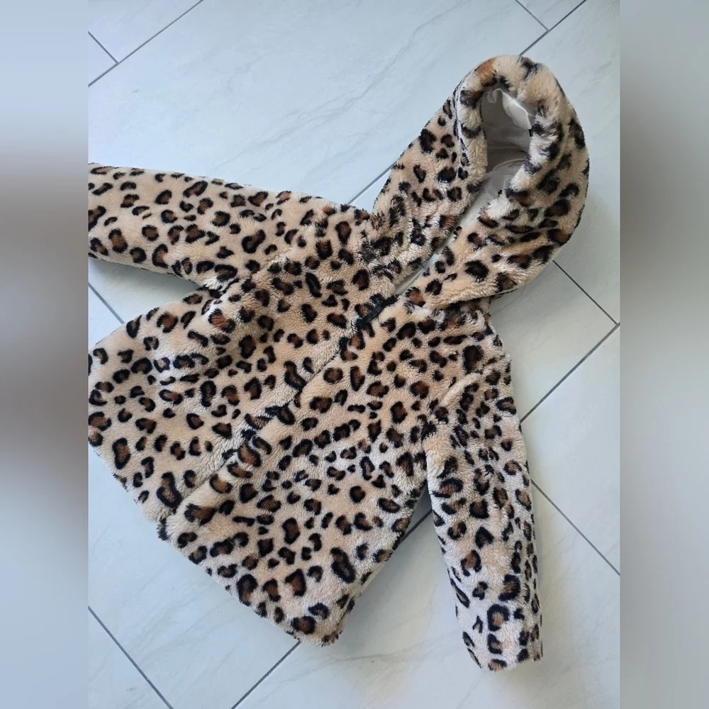 Little me Jacket & coat Leopard print kids Size 18M